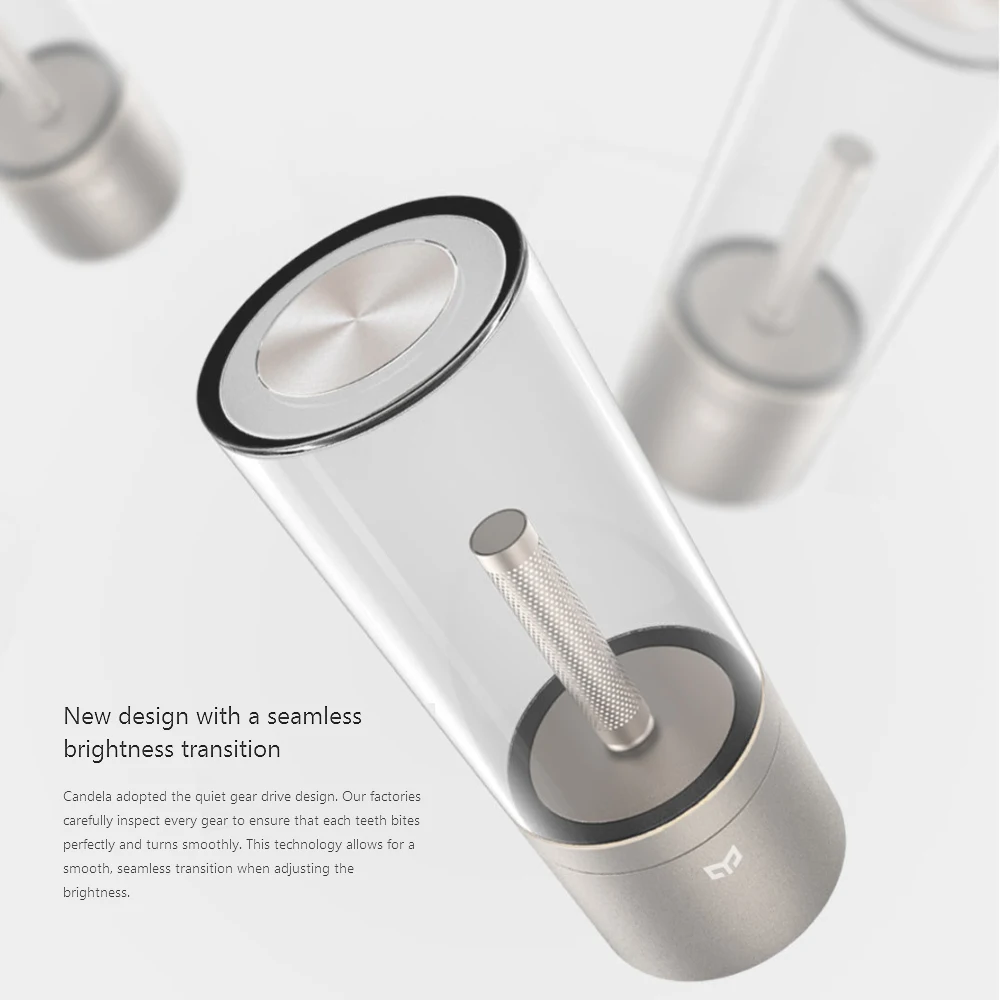 Yeelight умная свеча светодиодный USB лампа приложение управление перезаряжаемый портативный чтение атмосфера спальни лампа для Xiaomi mijia