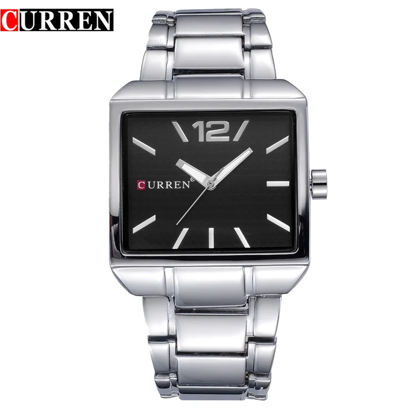 

Curren Karui En 8132 Square Men And Women Unisex Steel Watch Men Quartz Waterproof Watch