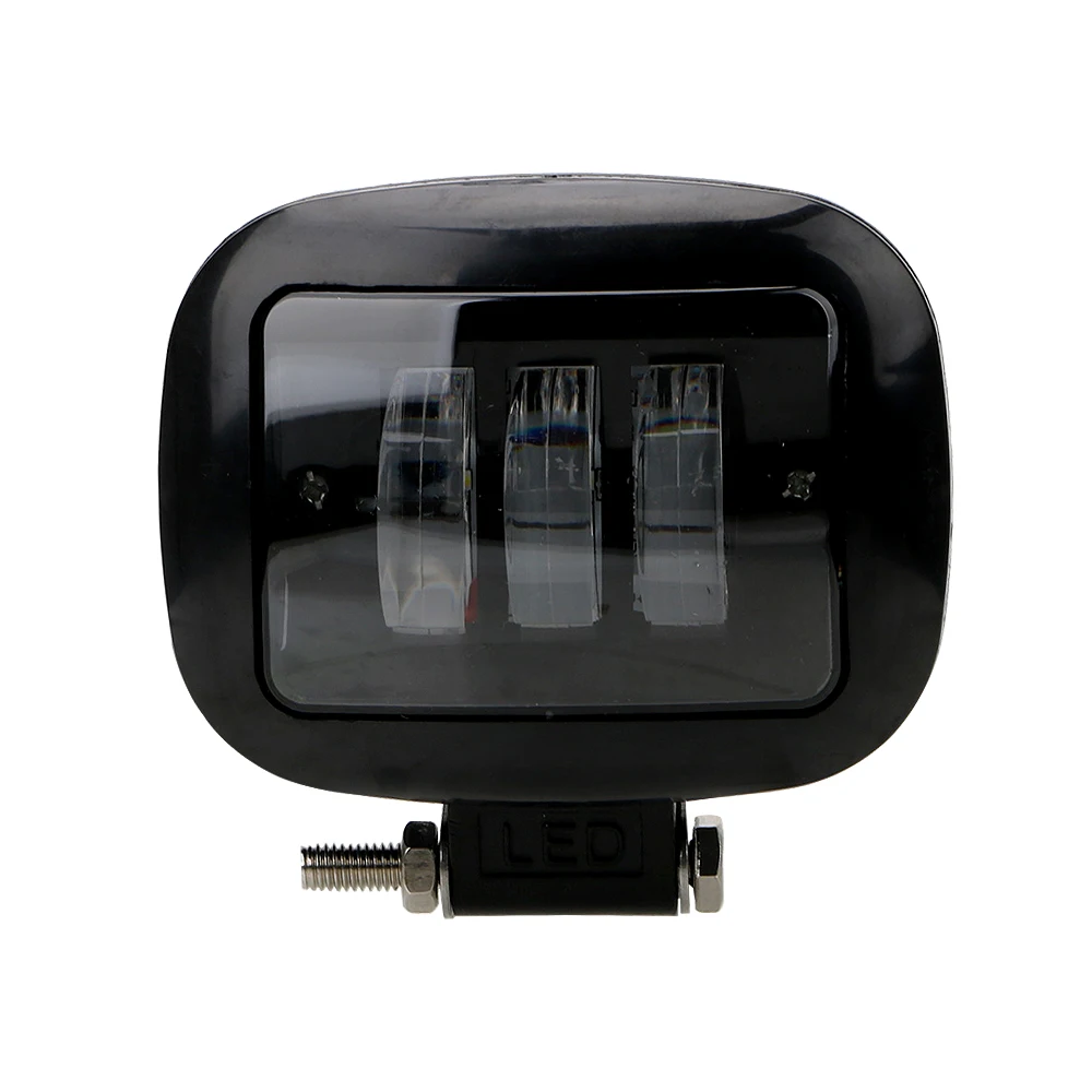 FORAUTO LED Work Light 30W Round Square For Car 4WD ATV SUV UTV Trucks Work Lamps Super Bright Motorcycle Headlight - Цвет: Square