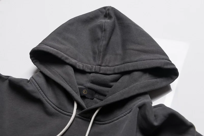 QoolXCWear осенние мужские толстовки с капюшоном в стиле Hip Hop хип свободная уличная одежда свободный стиль толстовки однотонные комфортные худи Q2603
