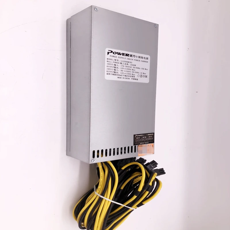 Блок питания для Chain Force Cannon 2U L3+ 18*6P 2500W источник питания LL2500MINI