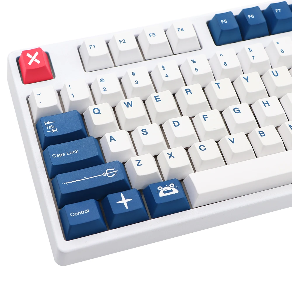 

GMK-KEY RAMA a Shrimp pbt Keycap Cherry Profile For dz60/gk61/64/75/108 Corsair STRAFE K65 K70 Logitech G710+ Key Cap 7u Space