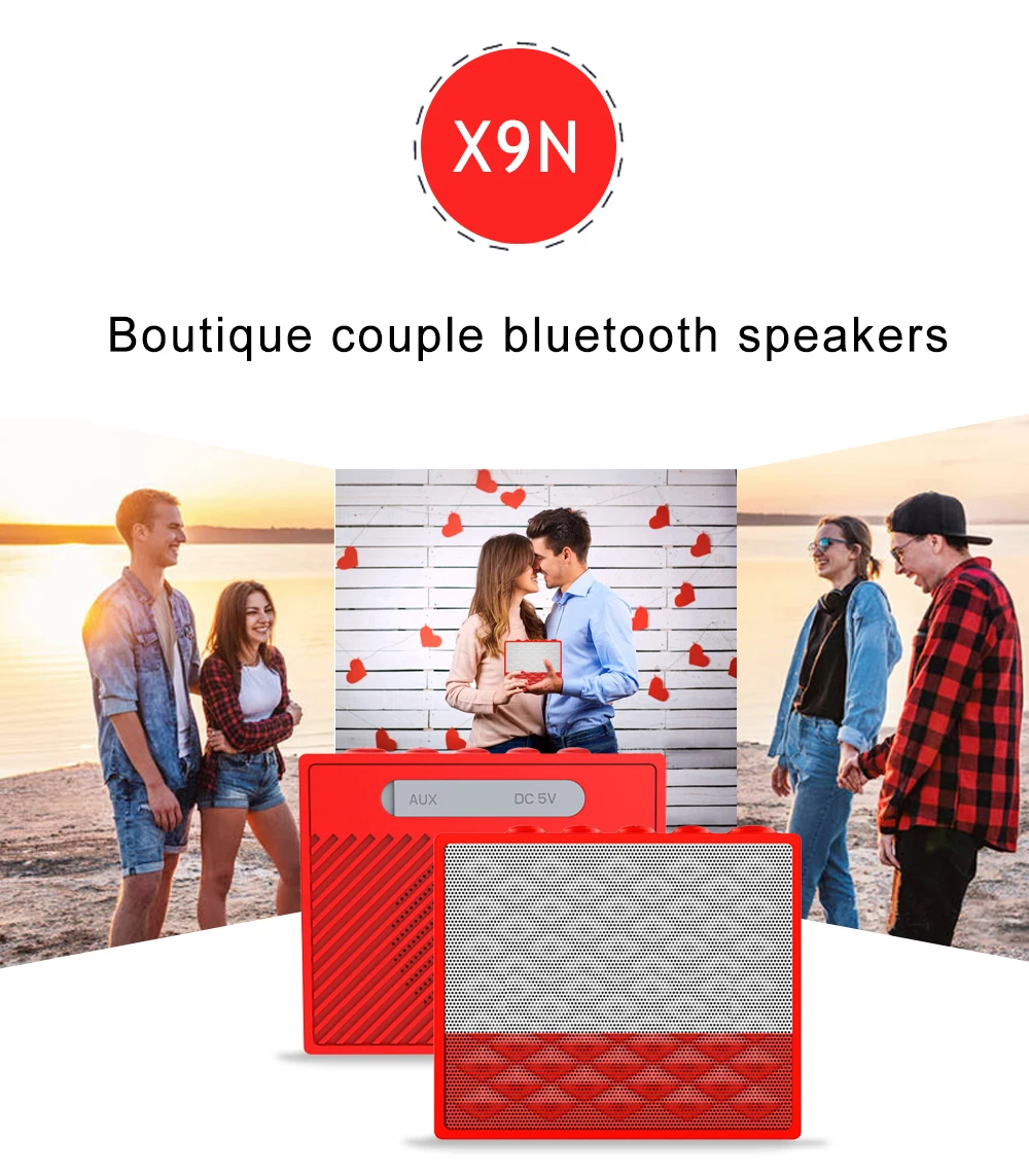 Eson стиль динамик TWS Bluetooth 4,2, водонепроницаемый IP66 беспроводной портативный динамик