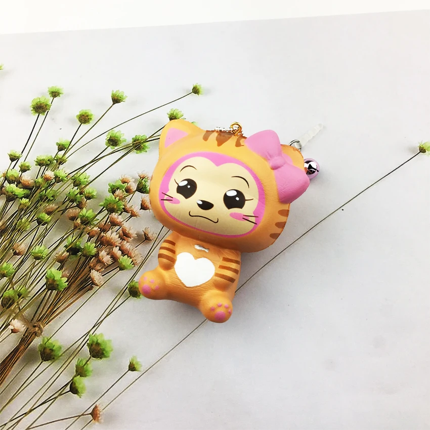 Punimaru Мягкое Животное кошка медленно поднимающаяся мягкая может сжимать Ароматические Детские декомпрессионные игрушки