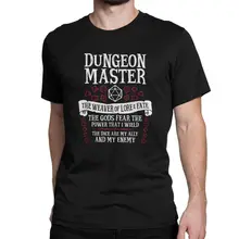 One yona Dungeon Master The Weaver Of Lore Fate футболки для мужчин Подземелья и Драконы ДНД забавная хлопковая графическая футболка с круглым вырезом