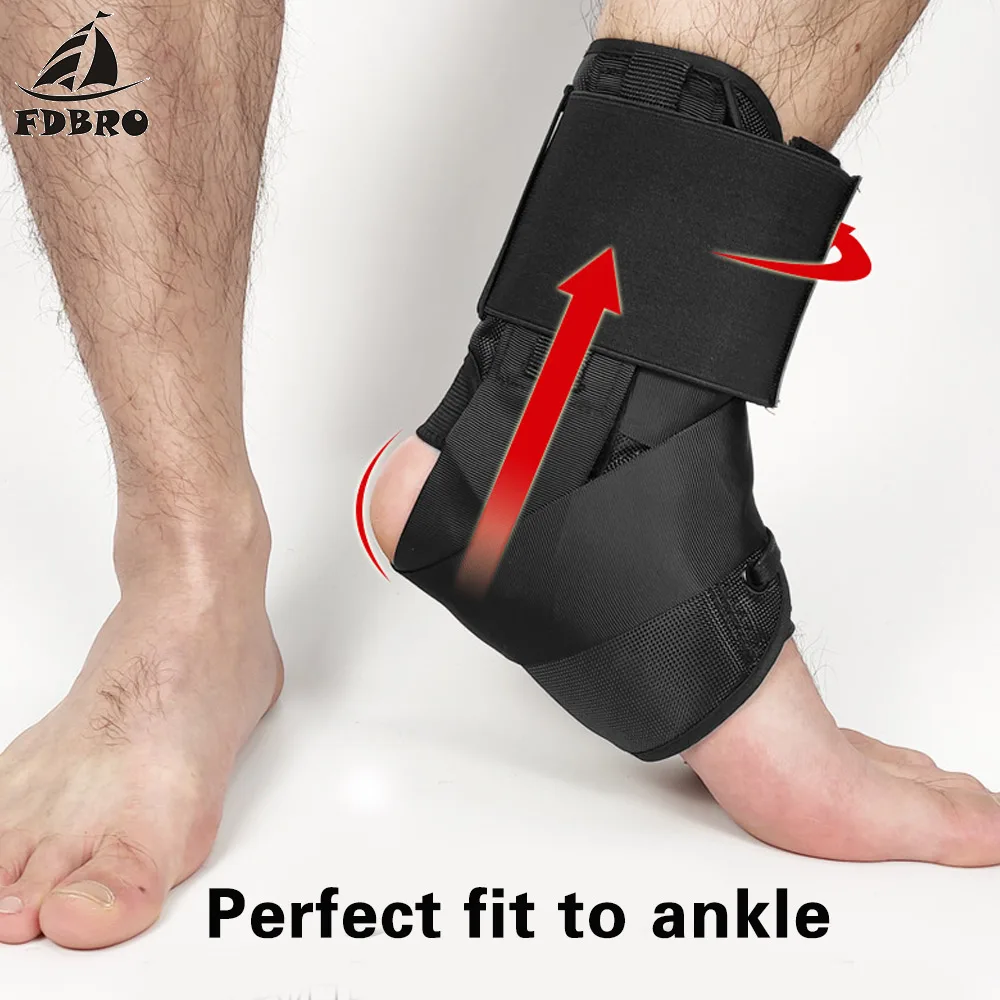 FDBRO Sprain Предотвращение уменьшает отек Achilles Tendonitis Спорт injure поддержка лодыжки эластичная защита ноги бинт