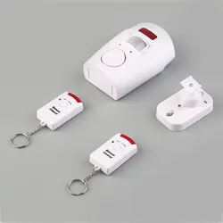 105db Wireless PIR Motion Sensor Alarm for Home Security Anti-theft Motion Detector Alarm System with 2 Remote Controller