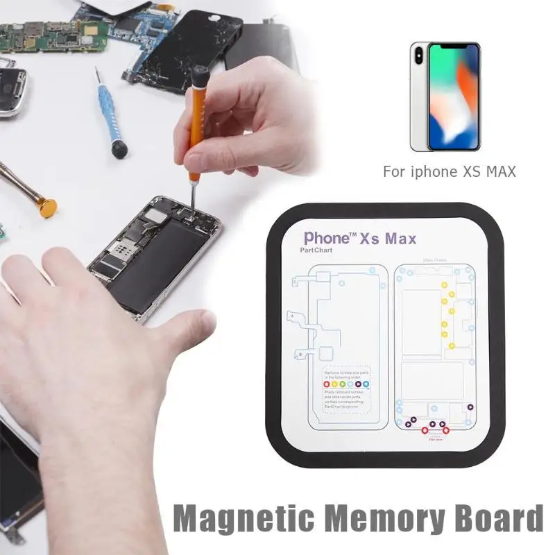 Винт Memory Pad Коврик профессиональные инструменты для ремонта Магнитная плата памяти портативный высокая стоимость производительность соотношение для iPhone XSM