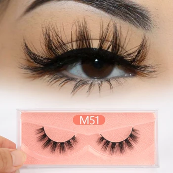 

Beeos 1/10/20/30/50Pairs Natural Lashes Mink Beauty Thick Mink Lashes Wholesale Crisscross Cruelty Free High Quality Mink Lashes