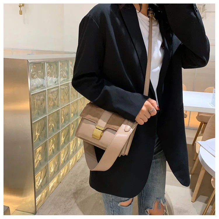 Женская сумка на одно плечо, матовая цветная сумка из искусственной кожи, сумка-мессенджер, косая сумка
