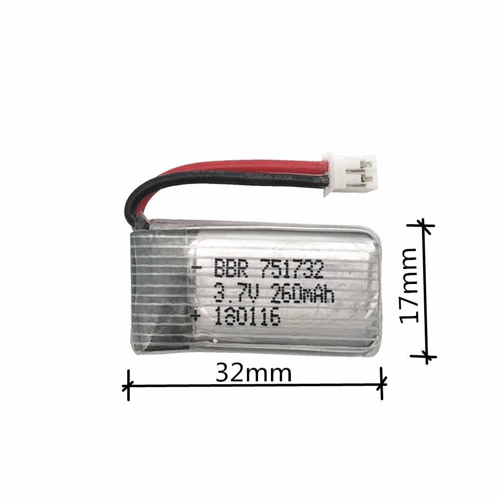 H36 аккумулятор 3,7 V 260mAh Lipo аккумулятор для Eachine E010 E011 E012 E013 для Furibee F36 NH010 H36 RC Квадрокоптер Дрон запчасти