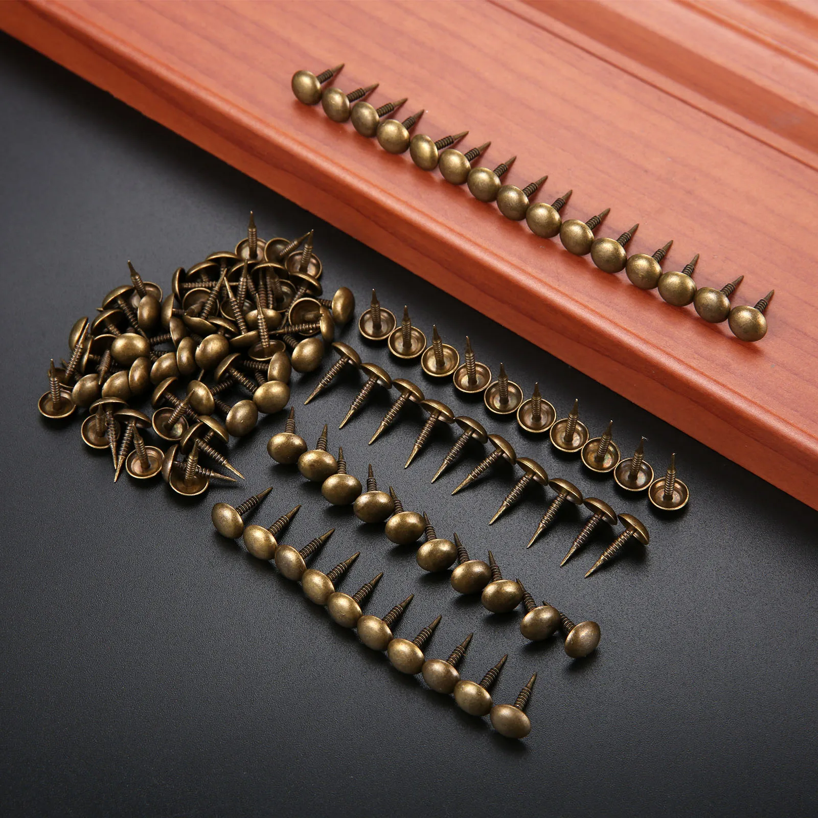 8*15mm Zinc Alloy Upholstery Nail Antique Door Sofa Furniture Tacks Pushpin Doornail Furniture Hardware 500Pcs upholstery nail