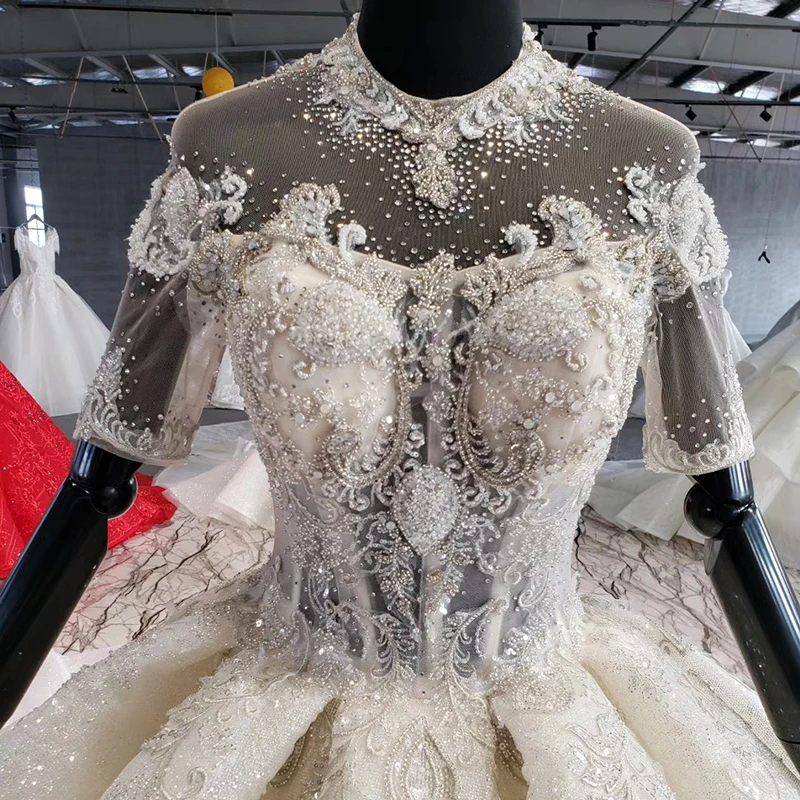 HTL1009 ball gown wedding dress plus 