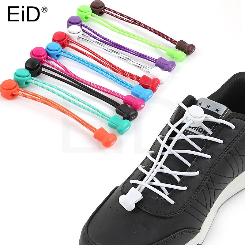 EiD Новые телескопические Шнурки Кроссовки без галстука шнурки быстро эластичный фиксирующий башмак шнурки дети взрослые женщины мужчины