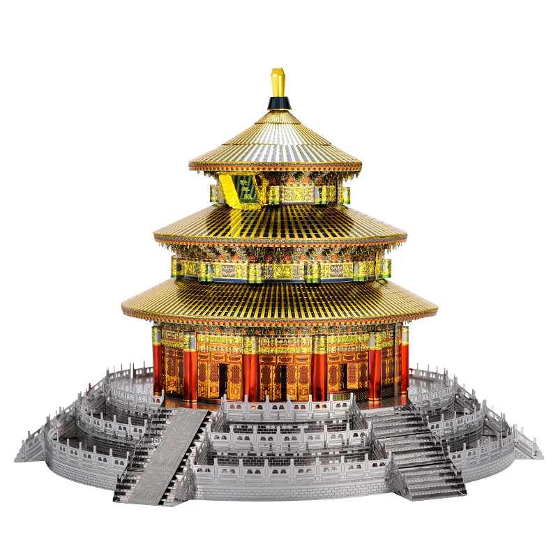 ММЗ Модель 3D металлическая головоломка Microworld J060 набор моделей небесного храма