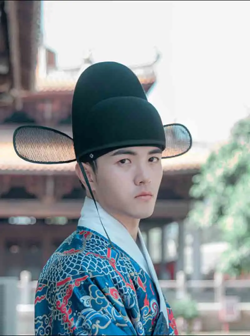 Hanfu Hat Kids Men Ancient Chinese Hanfu Hats Male Halloween