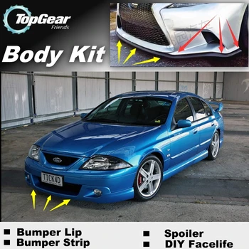 

Bumper Lip Deflector Lips For Ford Falcon Fairmont FTE TE50 TS50 Front Spoiler Skirt For Car View Tuning / Body Kit / Strip