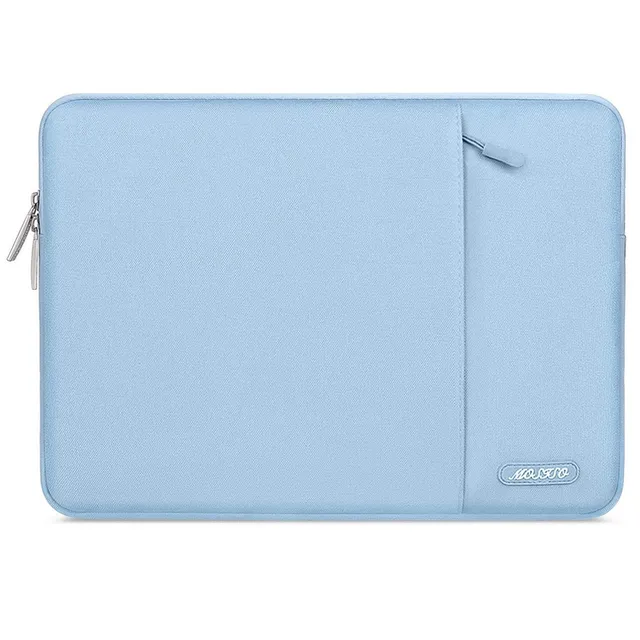 Laptop Bag Sleeve 13 14 15.6 inch Carrying Case For 2021 2020 Macbook Air Pro M1 Lenovo HP Dell Asus Acer Huawei Notebook Cover Vertical Airy Blue