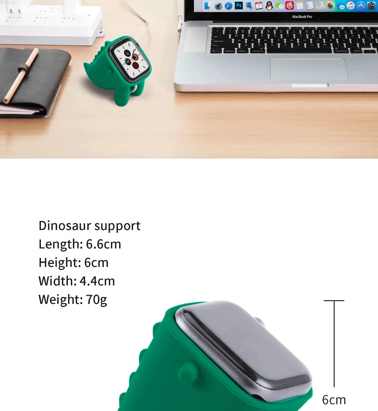 Для Apple watch 5 4 3 2 1 полоса Стенд силиконовый зарядный кабель моталка Подставка с зарядным устройством держатель кошелек для iwatch 38 мм 42 мм