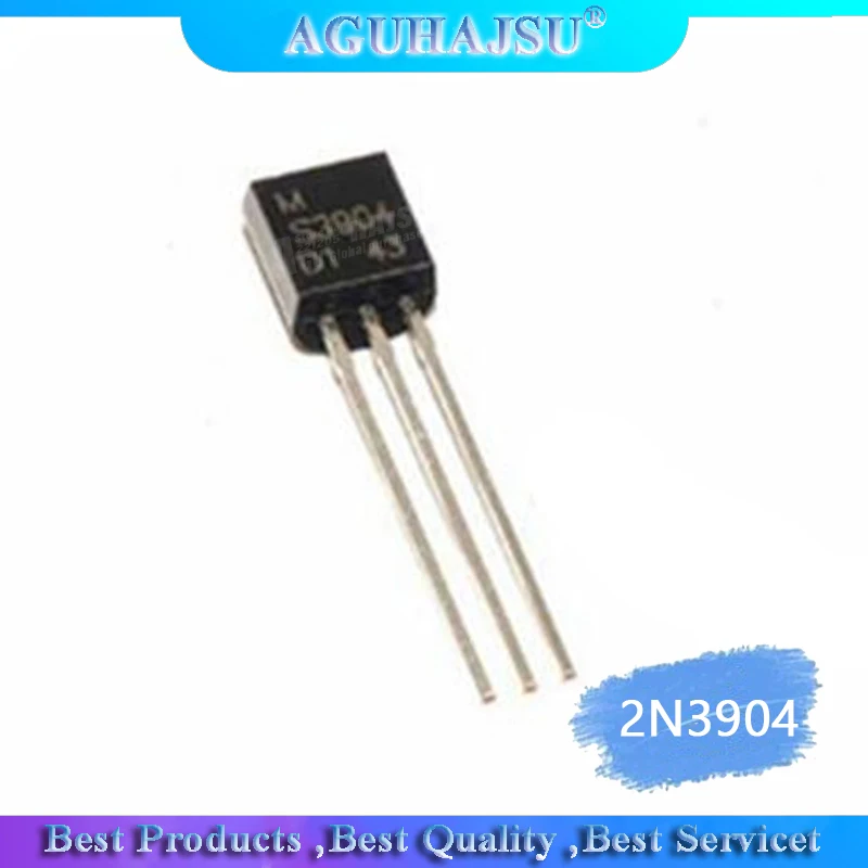 100PCS 2N3904 TO-92 TO 92 NPN General Purpose Transistor new 0.2A/40V Power | Электронные компоненты и