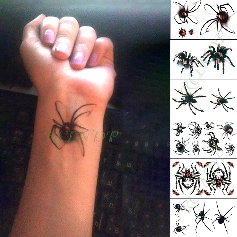 Водонепроницаемая Временная тату наклейка Акула Кит перо дракон поддельные