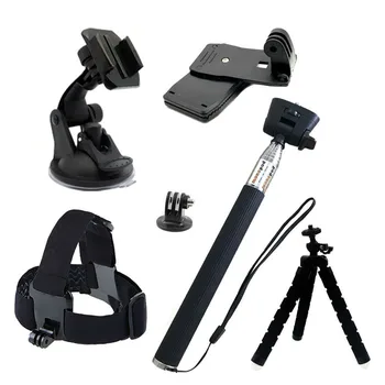 

Tripod Accessories Set for Gopro hero 7 6 5 4 3 Session Monopod Kit Mount for Go pro for Xiaomi Yi 4K SJCAM SJ4000 EKEN H9 H9R