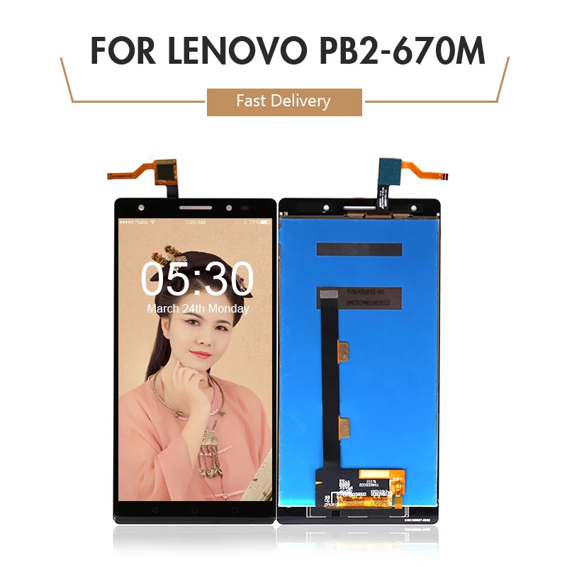 10 шт./лот для lenovo Phab 2 Plus PB2-670M ЖК-дисплей Дисплей с Сенсорный экран PB2-670Y P670 PB2-670N PB2-670
