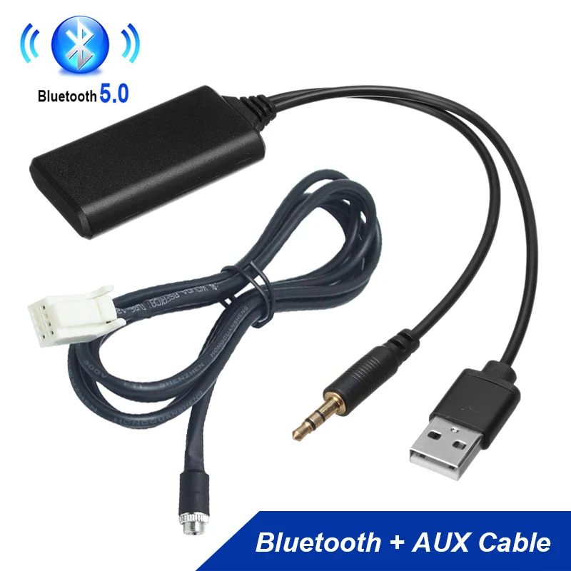 Автомобиль Радио Bluetooth приемник Женский 3,5 мм радио подключения к разъему Aux женский 8-контактный адаптер для Nissan INFINITI Sylphy Tiida Qashqai