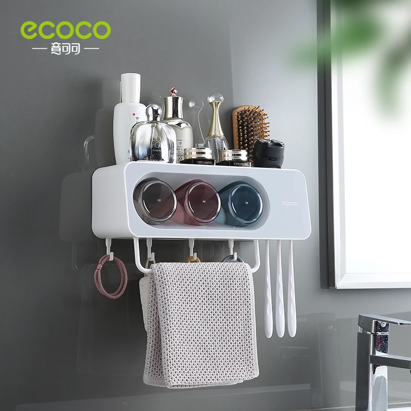 Wall Mount Automatic Toothpaste Dispenser Bathroom Accessories Set Toothbrush Holder toothbrush holder toothpaste dispenser