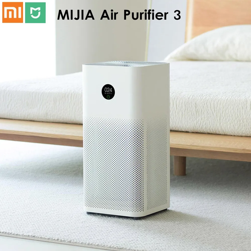 

2019 XIAOMI MIJIA Smart Air Purifier 3 OLED Display 400cbm/h CADR APP Voice Intelligent Control Household Air Cleaner