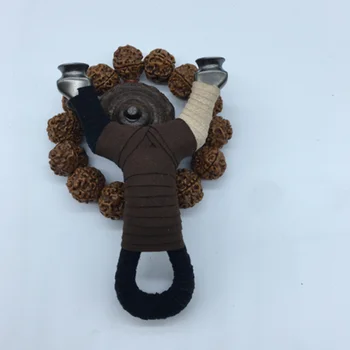 

Titanium steel flat leather slingshot recurve slingshot outdoor sports precision flat latex rubber band shooting slingshot 2020