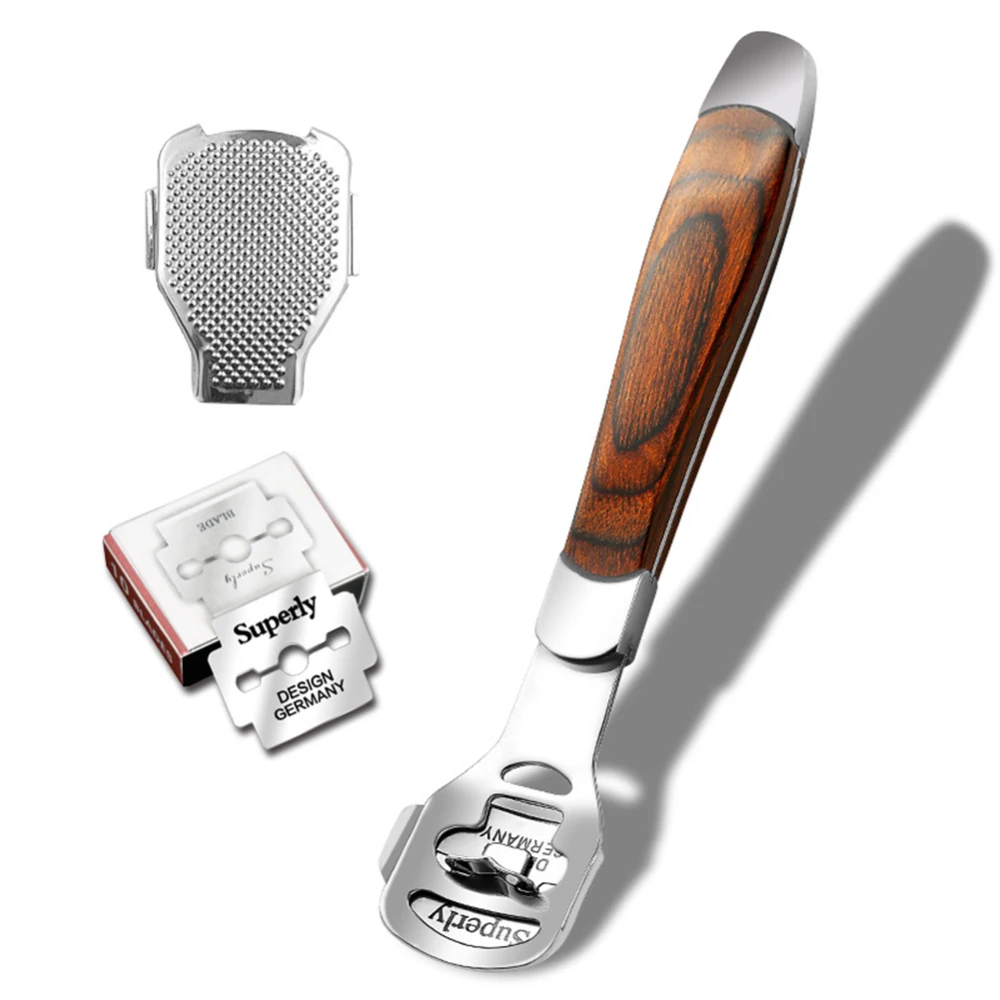 Foot Corn Removal Cutter Scraper Cuticle Callus Remover with 10 Blades Personal Foot Corn Removal Cutter& dead skin shaver kit