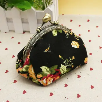 

New Coin Purse Lovely National Wind Printing Coin Purses lady Girl Hasp Zero Wallet Ladies Clutch Change Purse Canvas Bag