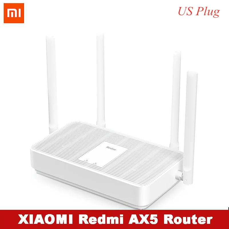 Роутер Xiaomi Redmi AX5 Wi Fi 6 5 ядер 4 антенны с высоким коэффициентом усиления более