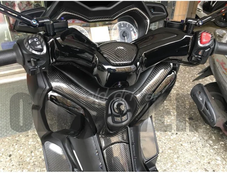 Подходит для yamaha xmax300 углеродное волокно Кран Крышка патч Блестящий xmax250 углеродное волокно
