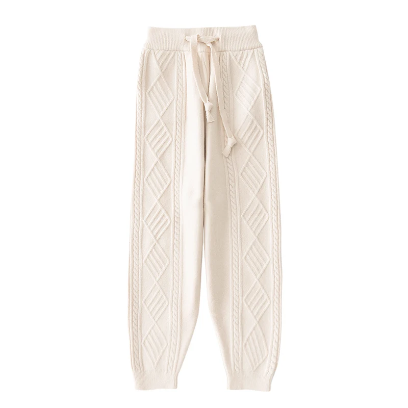 knitted joggers womens