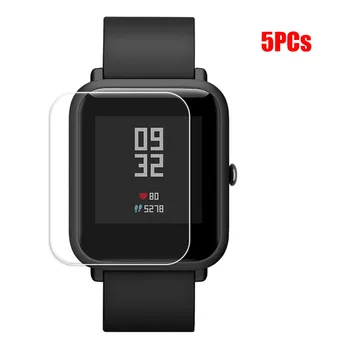 

5PC Scratch-resistant Strong-adhesive Transparent Eatch Screen Protector Waterproof Matte for Huami Amazfit Bip Youth Watch #10