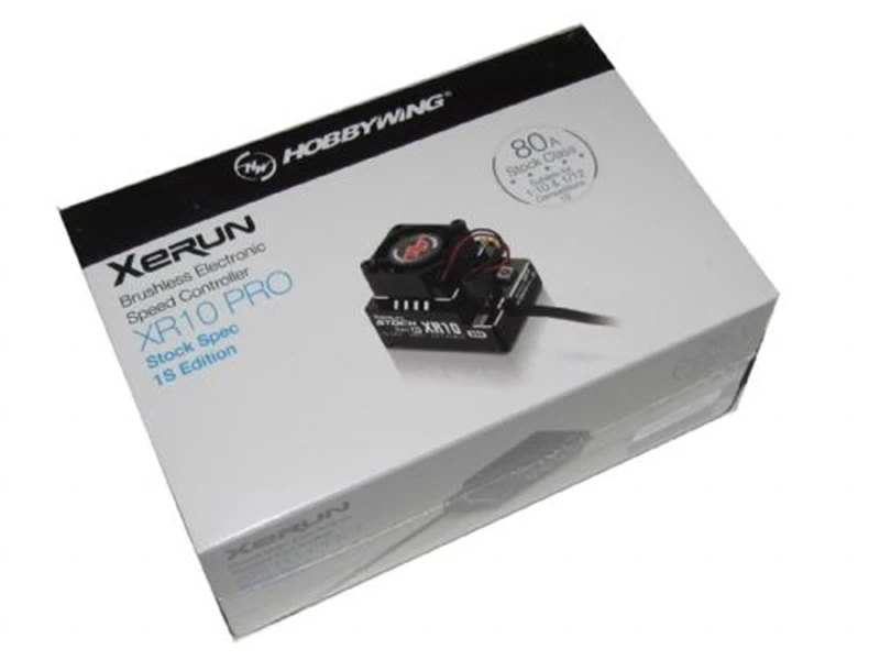 Hobbywing XeRun XR10 PRO сток спец 80A 2s бесщеточный Сенсорный электронный регулятор хода для радиоуправляемого автомобиля для гоночных автомобилей 1/10