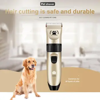 

Fast Gold Pet Shaver Pet Hair Trimmer Charging Type Cat Pets Dog Security Stainless Steel Trim Dog Hair Clipper