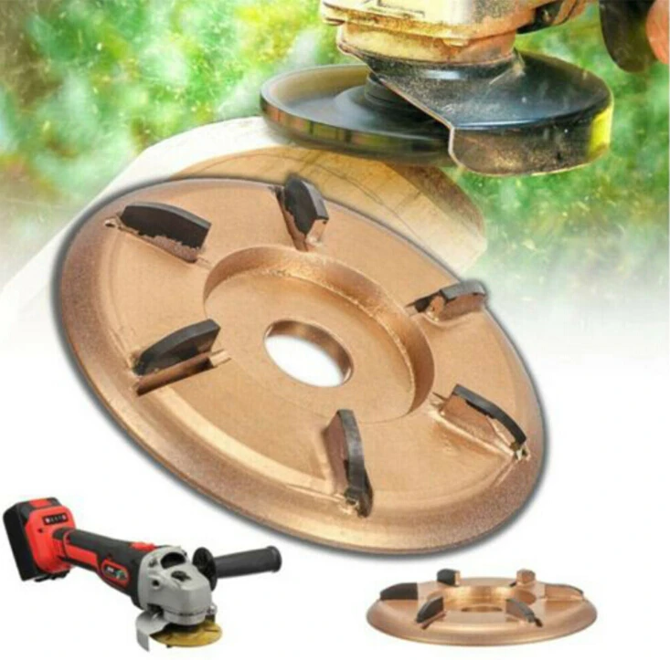 

Wood Carving Tool 6 Tooth 22 Hole Angle Grinder Milling Cutter Disc Replacement