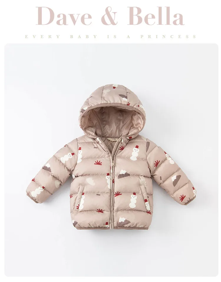 Meninos do Bebê Moda dos Desenhos Bolsos para Baixo Branco para Baixo Dave Bella Inverno Animados Cabolsa Crianças 90% Pato Acolchoado Menino Jaqueta Dbx19484 1 Dbx19484 dave bella meninos do bebê inverno