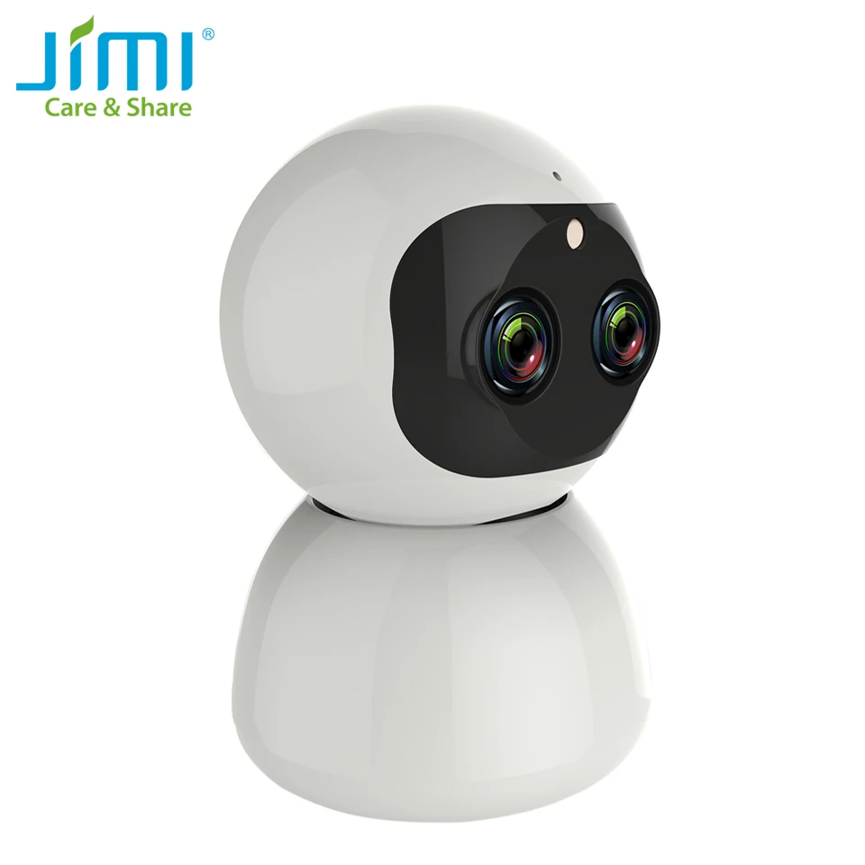 Jimi домашняя камера с двумя объективами 1080P комнатная Wi-Fi IP-камера система