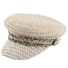 Британский стиль, одноцветная Повседневная Кепка с плоским верхом, восьмиугольная кепка