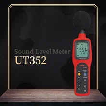UNI-T UT352 измеритель уровня звука 30-130dB Цифровой Тестер шума Высокий/низкий лимит тревоги/аналоговый барный график/регистрация данных