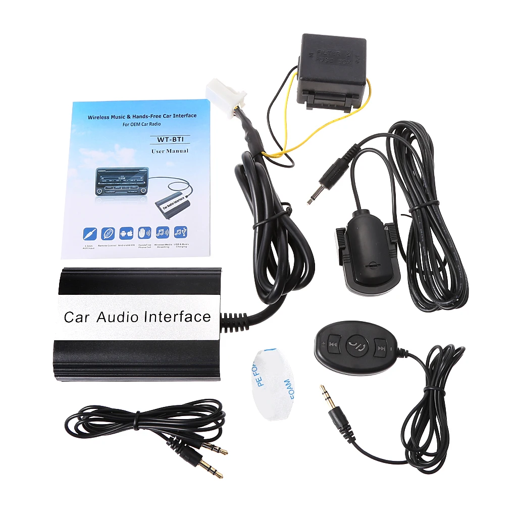 Новые автомобильные Bluetooth комплекты MP3 AUX адаптер Интерфейс для Toyota Lexus Scion 2003-2011 12pin Прямая поставка поддержка