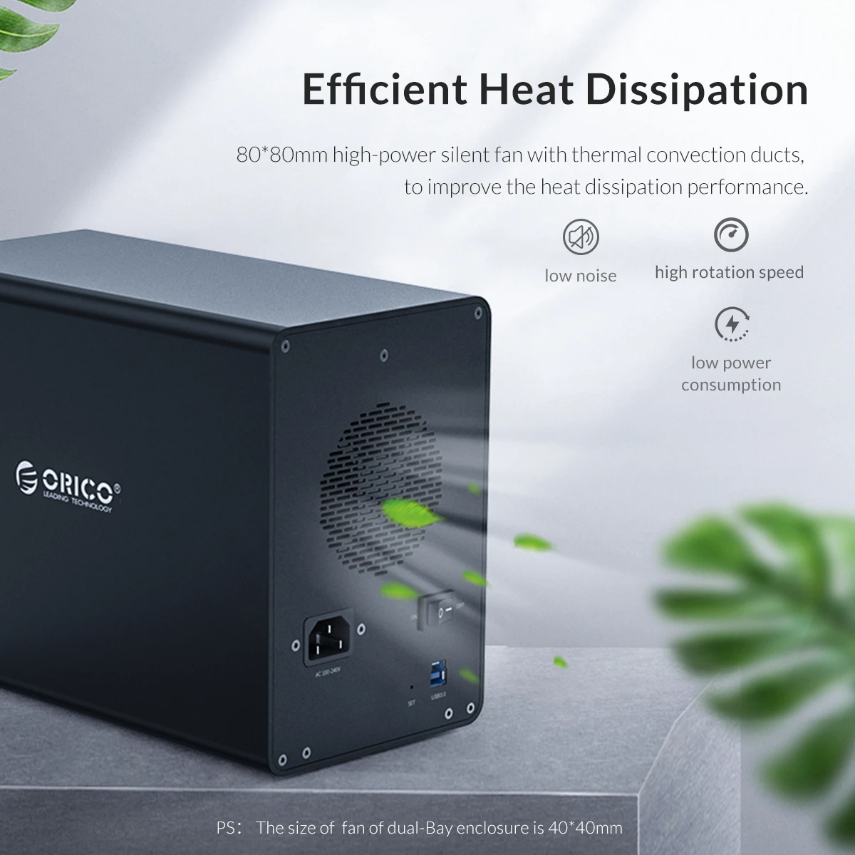 Док-станция для жесткого диска ORICO предприятия 80 ТБ с 150W встроенным питанием, двойной чип, чехол для жесткого диска 2,5, 3,5 дюйма, жесткие диски HD SSD