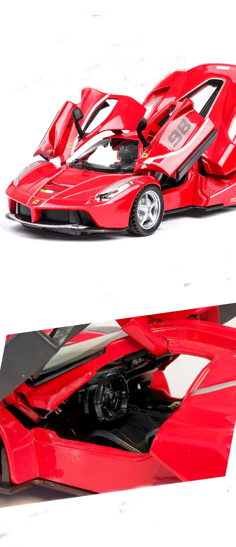 Высокая симуляция 1/32 FXX K спортивный автомобиль литая под давлением модель игрушечного автомобиля из металлического сплава откатные Машины Игрушки транспортные средства для детей Подарки для детей