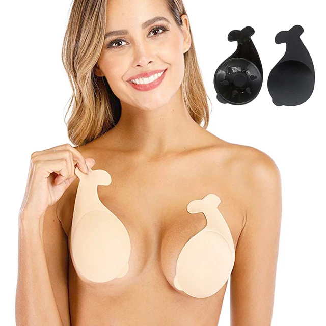 Sexy Lingerie Fish Tail Silicone Bra Pads Push Up Strapless Sticky Adhesive  Invisible Backless Bras Reusable Magic Bra For Women - AliExpress