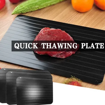 

1pc Fast Defrost Tray Fast Thaw Meat Fish Sea Food Quick Defrosting Plate Board Tray Kitchen Gadget Tool Dropshipping #T