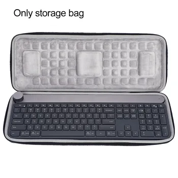 

With Handle Protective Bag Shockproof Rectangle Dustproof Portable Keyboard Storage Case Hard EVA For Logitech Craft Advanced